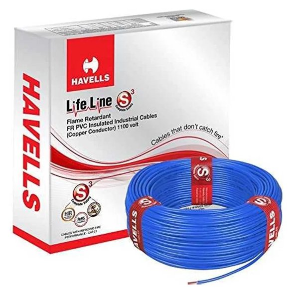 Havells Life Line S³ cable, blue
